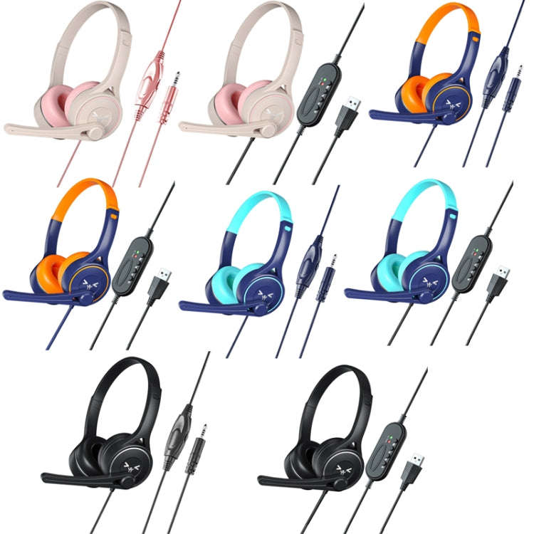 Soyto SY-G30 Online Class Computer Headset, Plug: 3.5mm (Black)