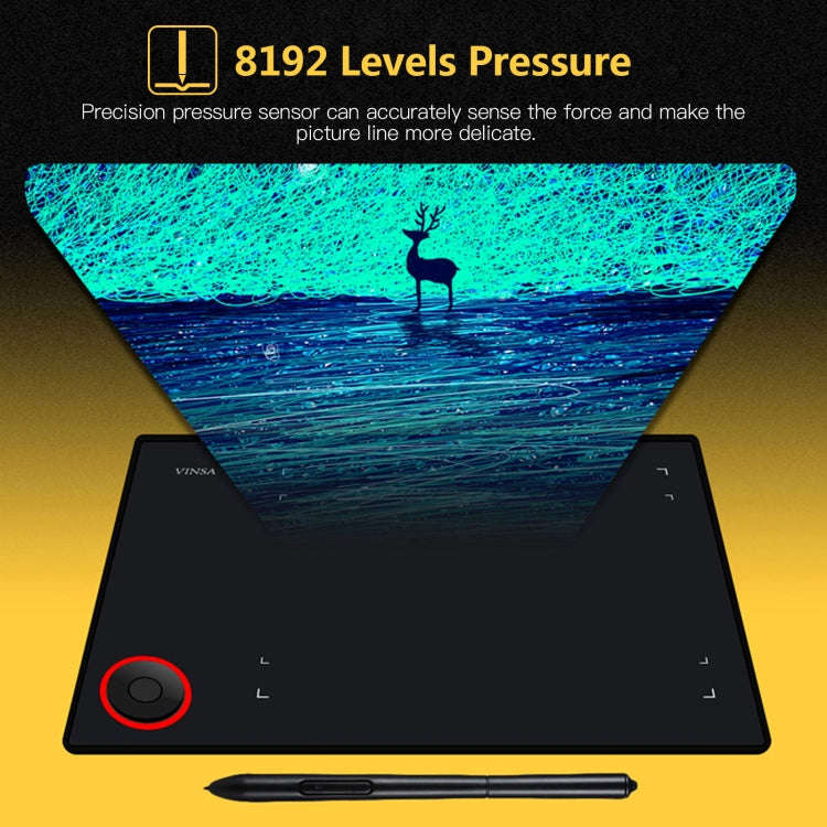 VINSA T608 Can Connected To Mobile Phone Hand-Painted Board, Style: Package 2