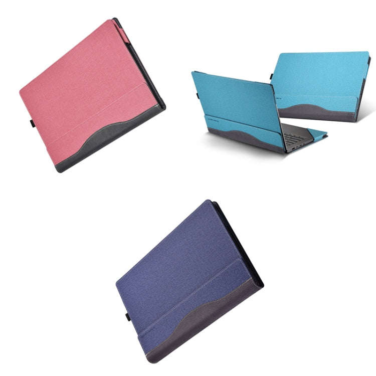 Laptop Leather Anti-Fall Protective Case For Lenovo XiaoXin Pro 14 2021(Deep Blue)