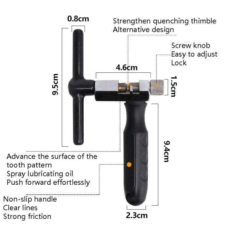BG-2104 Bicycle Interception Chain Repair Tools(Black)