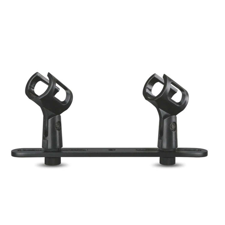 A16 Double-headed  Microphone Clip Aluminum Pole Microphone Accessories