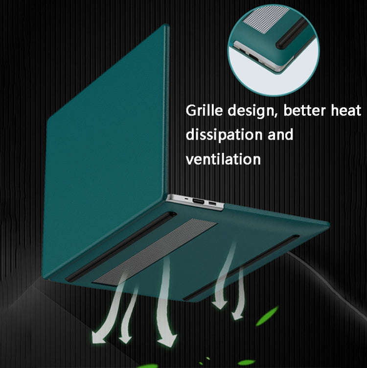 Laptop Anti-Drop Protective Case For Honor Magicbook Pro 16(Dark Green)