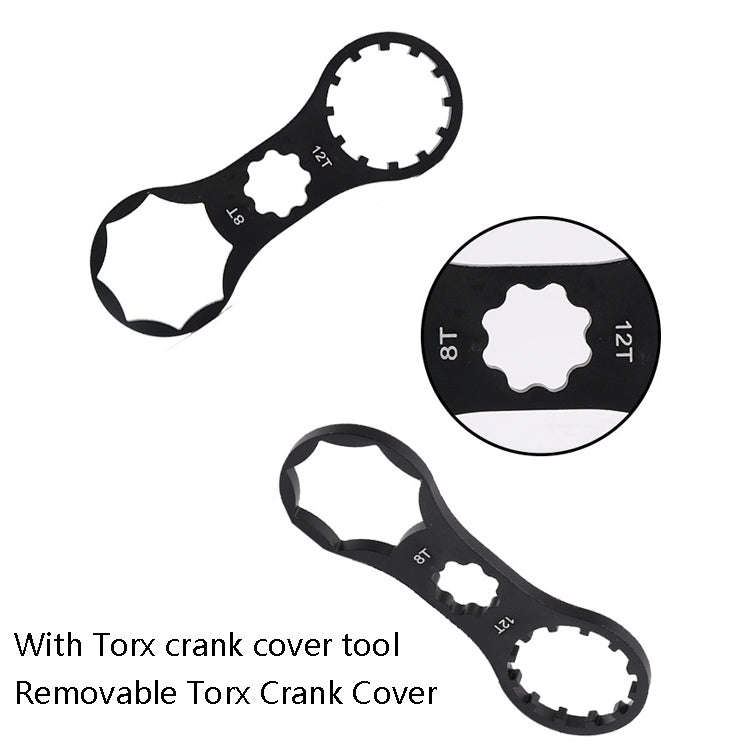 Bike Aluminum Alloy Shock Absorber Disassembly Repair Tool(Black)