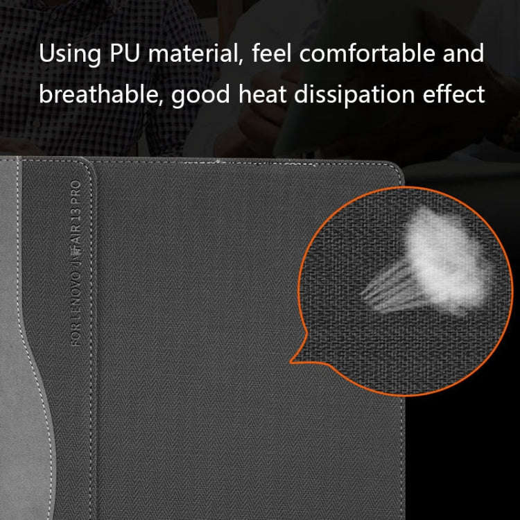 Laptop Anti-Drop Protective Case For Lenovo XiaoXin Air 13 Pro (Gentleman Gray)