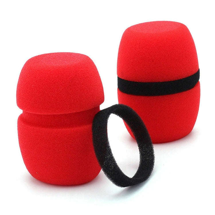 10 PCS Handheld Dust Proof Soft Sponge Microphone Cover(Random Color Delivery)
