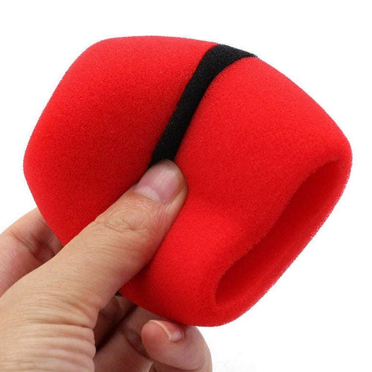 10 PCS Handheld Dust Proof Soft Sponge Microphone Cover(Random Color Delivery)