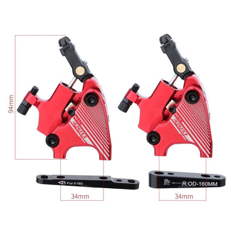 1 Pair IIIPRO Flat Mount Road Calipers Bilateral Brakes(Blue)