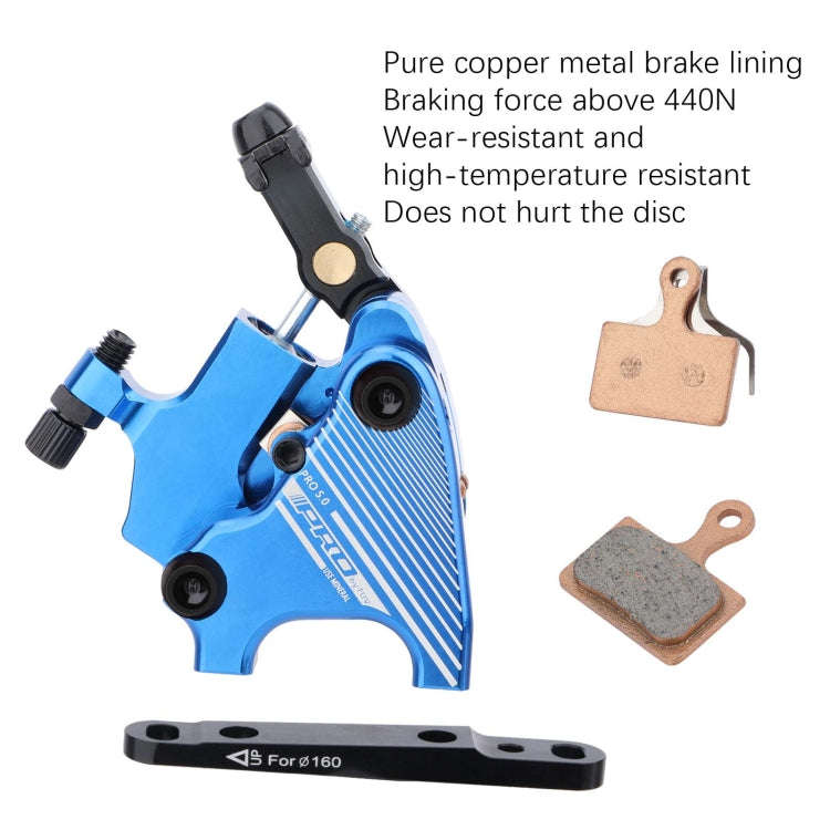 1 Pair IIIPRO Flat Mount Road Calipers Bilateral Brakes(Blue)
