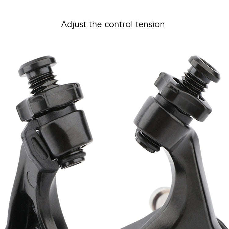 Meroca Bicycle Aluminum Alloy C Brake, Color: Black Single Front