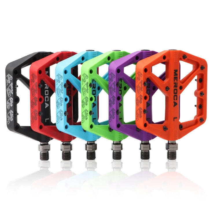 MEROCA Mountain Bike Nylon Pedal(Purple)