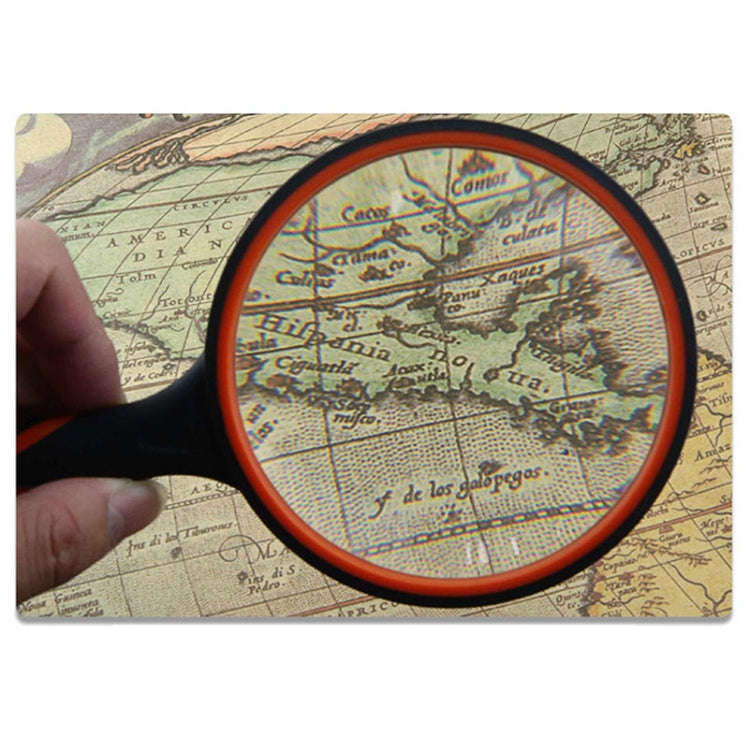 10X HD Optical Lens Handheld Magnifying Glass, Specification: 50mm