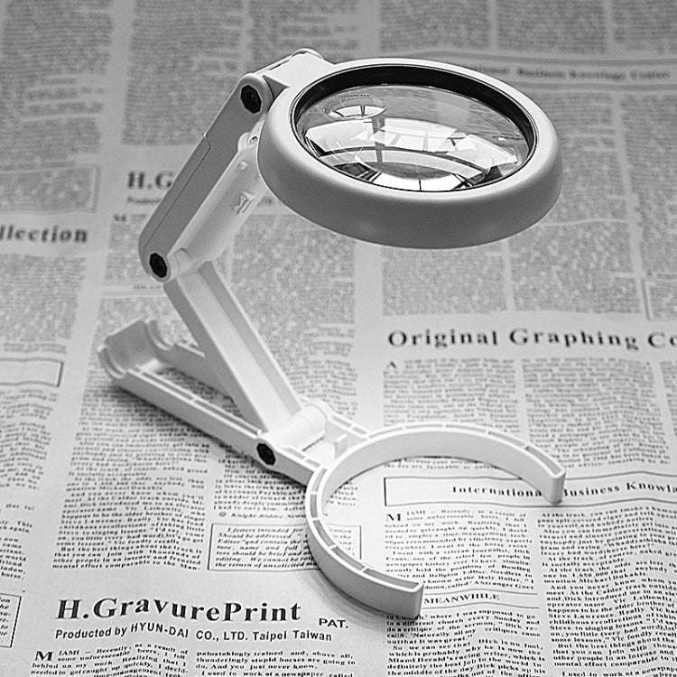 5X / 11X USB Charging LED Light Handheld Magnifier(FS 75RC)
