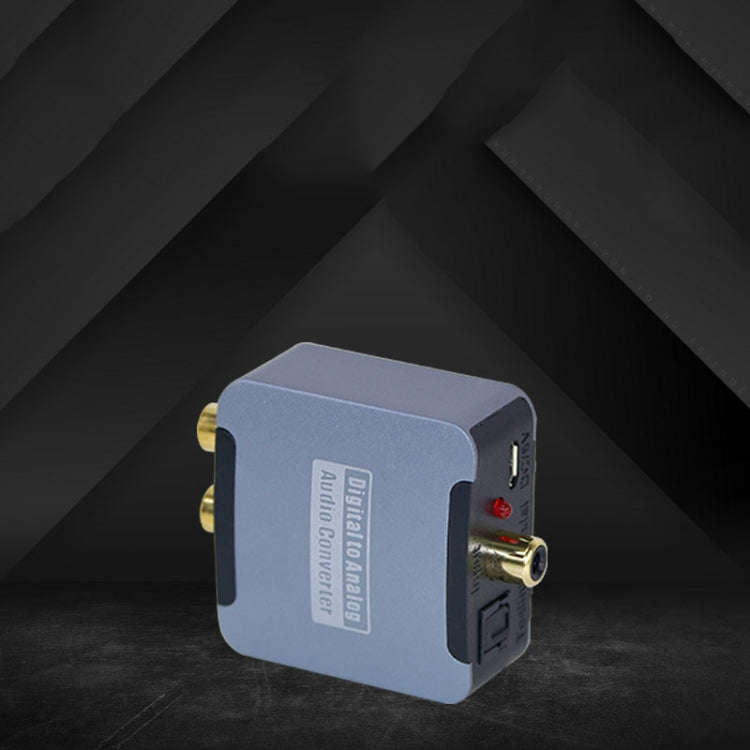 YQ-080 Digital Fiber Optic Coaxial Audio Converter, Interface: Host+USB Power Cable