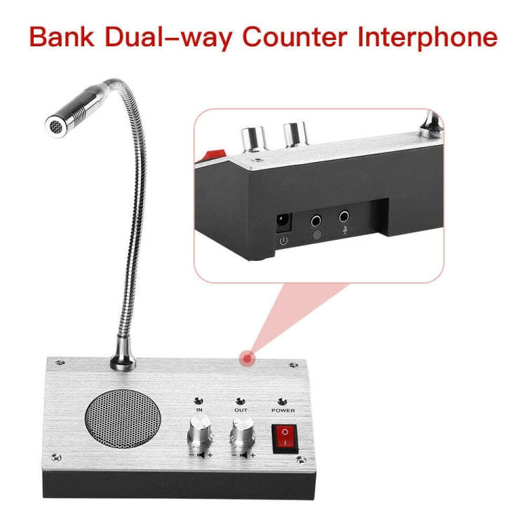 ZHUDELE ZDL-9908 Window Two-way Walkie-talkie Bank/Hospital/Station/Counter Microphone Amplifier,...
