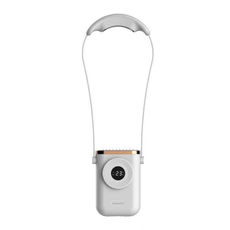 HL10 Outdoor Leafless Hanging Neck Cooling Fan(White)
