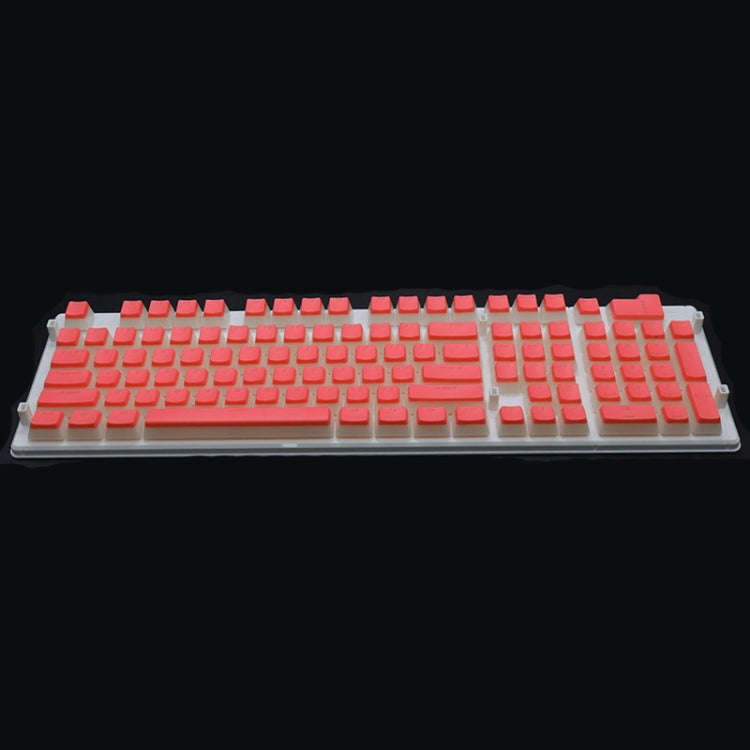 Pudding Double-layer Two-color 108-key Mechanical Translucent Keycap(Orange)