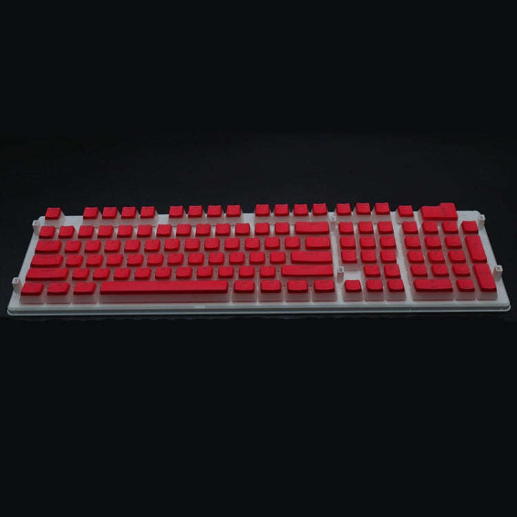 Pudding Double-layer Two-color 108-key Mechanical Translucent Keycap(Red)