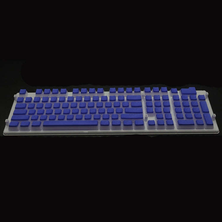 Pudding Double-layer Two-color 108-key Mechanical Translucent Keycap(Dark Blue)