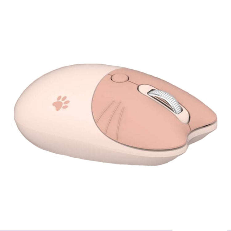 M3 3 Keys Cute Silent Laptop Wireless Mouse, Spec: Wireless Version (Milk Tea)