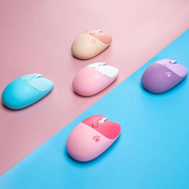 M3 3 Keys Cute Silent Laptop Wireless Mouse, Spec: Bluetooth Wireless Version (Gray Black)