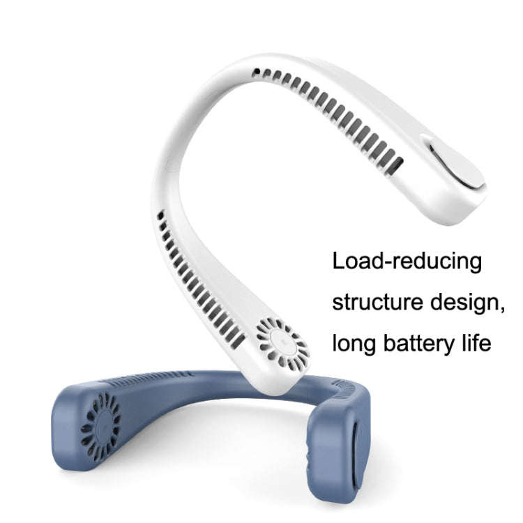F2 USB Outdoor Portable Hanging Neck Fan(Blue)