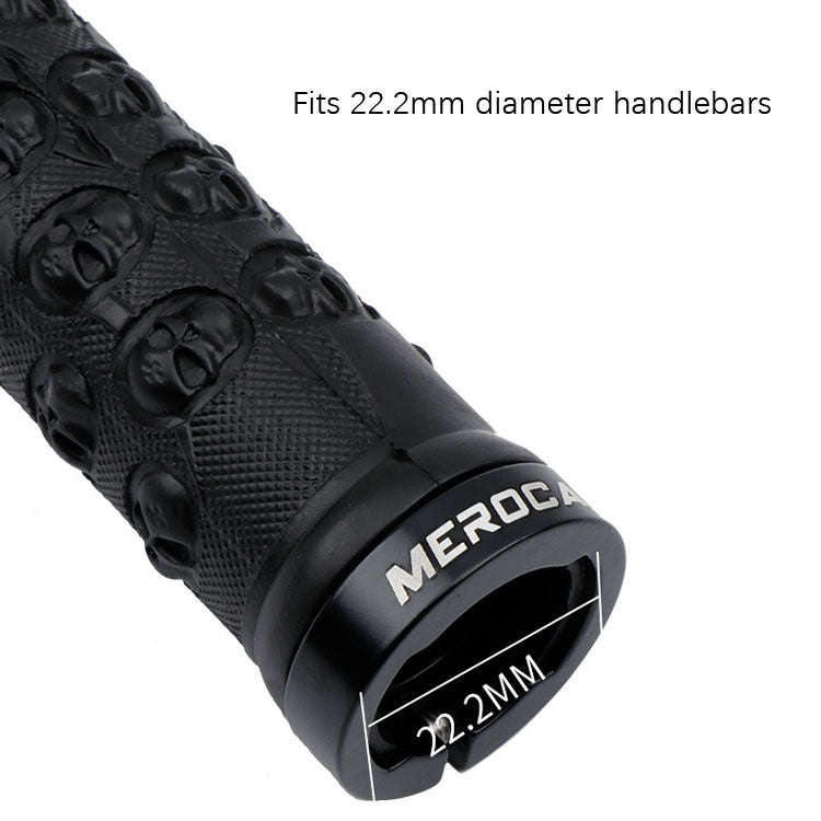 MEROCA Mountain Bike Anti-slip Shock Absorber Riding Grip Cover, Style: Bilateral Lock Thread ME1...