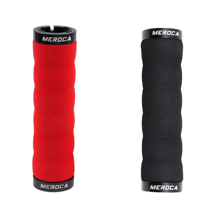 MEROCA Mountain Bike Anti-slip Shock Absorber Riding Grip Cover, Style: Bilateral Lock Sponge ME3...