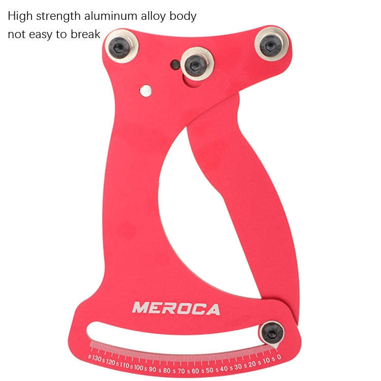 MEROCA Bicycle Ring Calibration Tool Spoke Tension Tube Wheel Set Steel Wire, Color: Colorful+Wrench