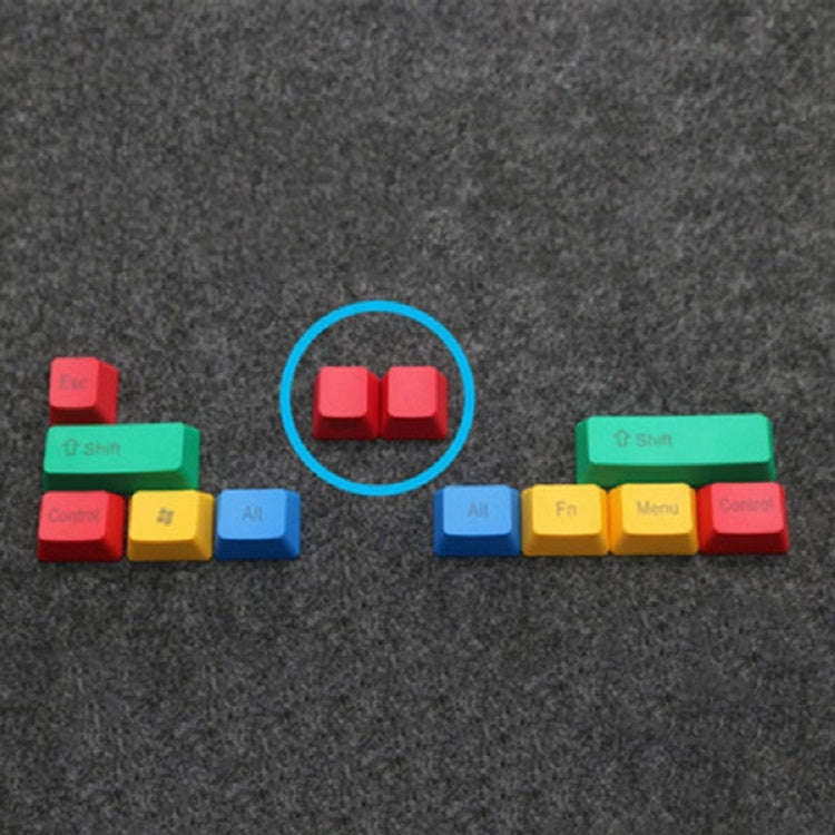 RGBY Mechanical Keyboard PBT Keycaps(Front Letter)