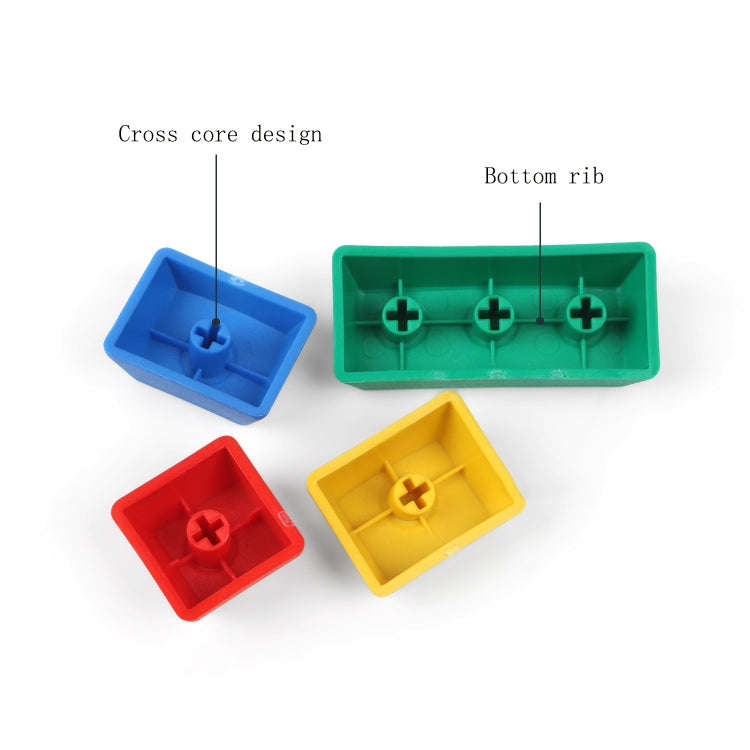 RGBY Mechanical Keyboard PBT Keycaps(Front Letter)