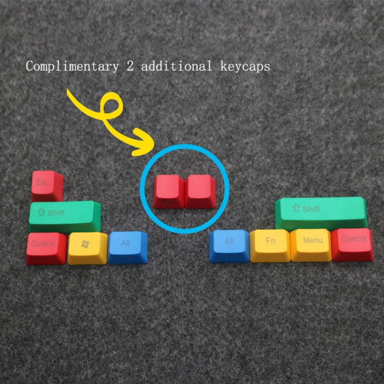 RGBY Mechanical Keyboard PBT Keycaps(Front Letter)