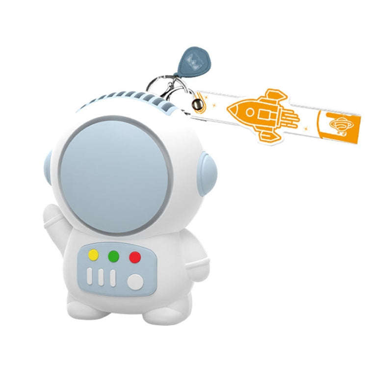 6052 USB Charging Mini Astronaut Shape Bladeless Fan(Green)