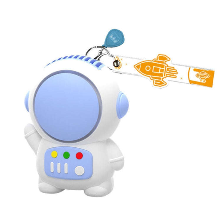 6052 USB Charging Mini Astronaut Shape Bladeless Fan(Purple)
