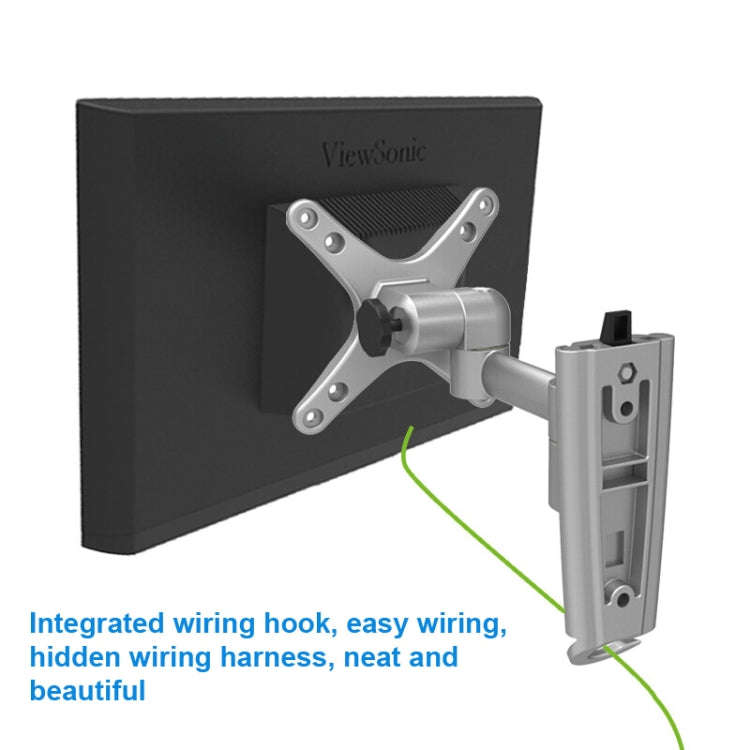 Gibbon Mounts L03  Aluminum Alloy Quick Release Computer Monitor Wall Mount Bracket (Silver Gray)