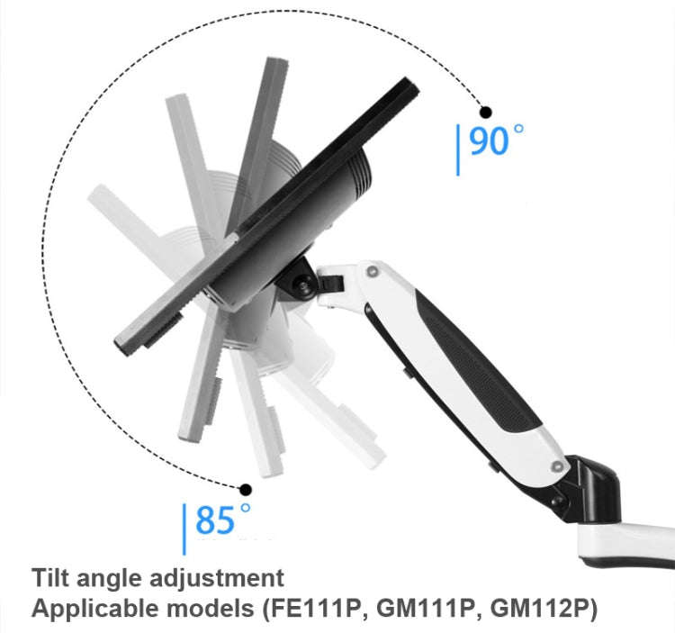 Gibbon Mounts  Lifting and Rotating Computer Monitor Bracket Slide Rail Bracket,Model: GM111P