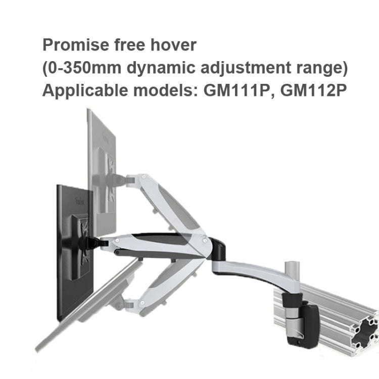 Gibbon Mounts  Lifting and Rotating Computer Monitor Bracket Slide Rail Bracket,Model: GM111P