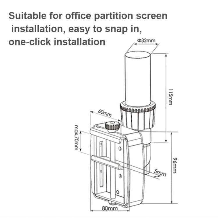 Gibbon Mounts  Lifting and Rotating Computer Monitor Bracket Slide Rail Bracket,Model: GM111P
