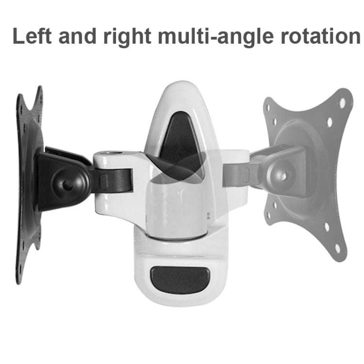Gibbon Mounts FE110W Computer Monitor Wall Mount Universal Swivel Bracket(White)