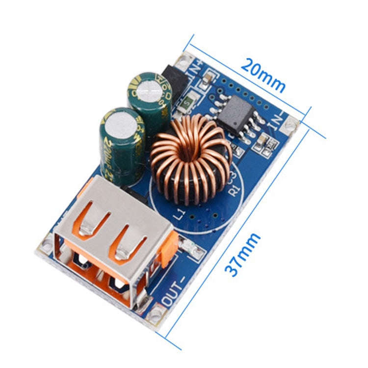 3 PCS 12/24V To 5V QC3.0 Fast Charge Mobile Phone Charging Board USB DC Buck Module