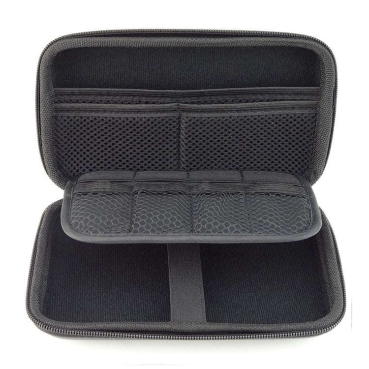 GH1302 EVA Hard Shell Hard Drive Bag Digital Storage Bag(Black)