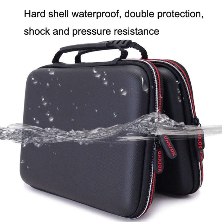GHKJOK GH1322 Large Capacity U Disk SD Card Mobile Hard Disk Bag(Black)
