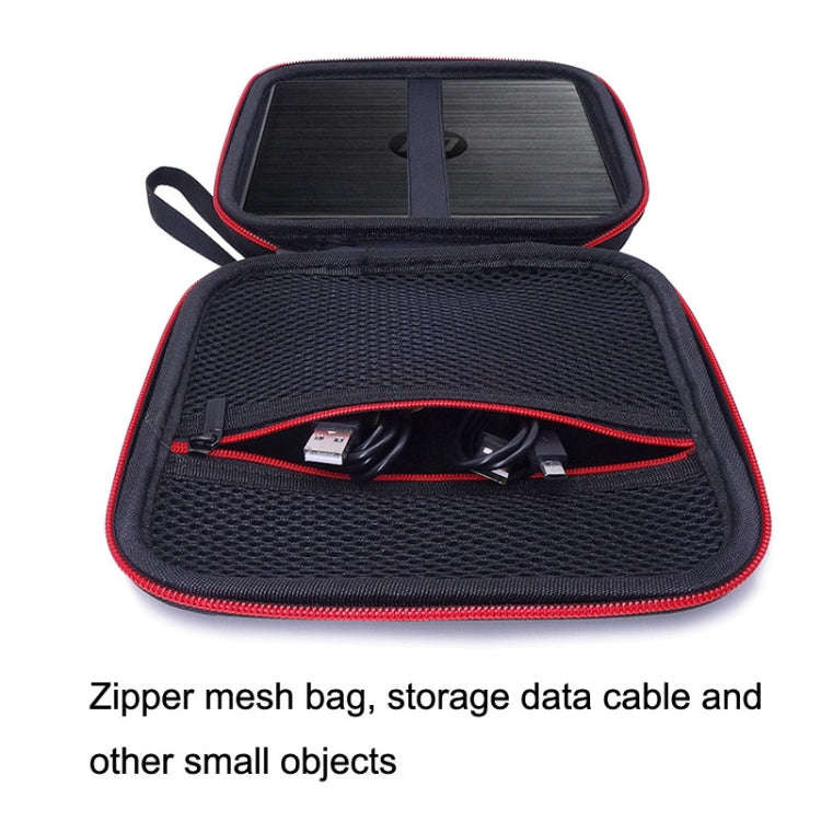GH1879 Portable Mobile Recorder Hard Case Storage Bag(Black)