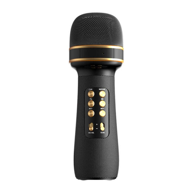 WS898 Live Wireless Bluetooth Microphone with Audio Function(Black)