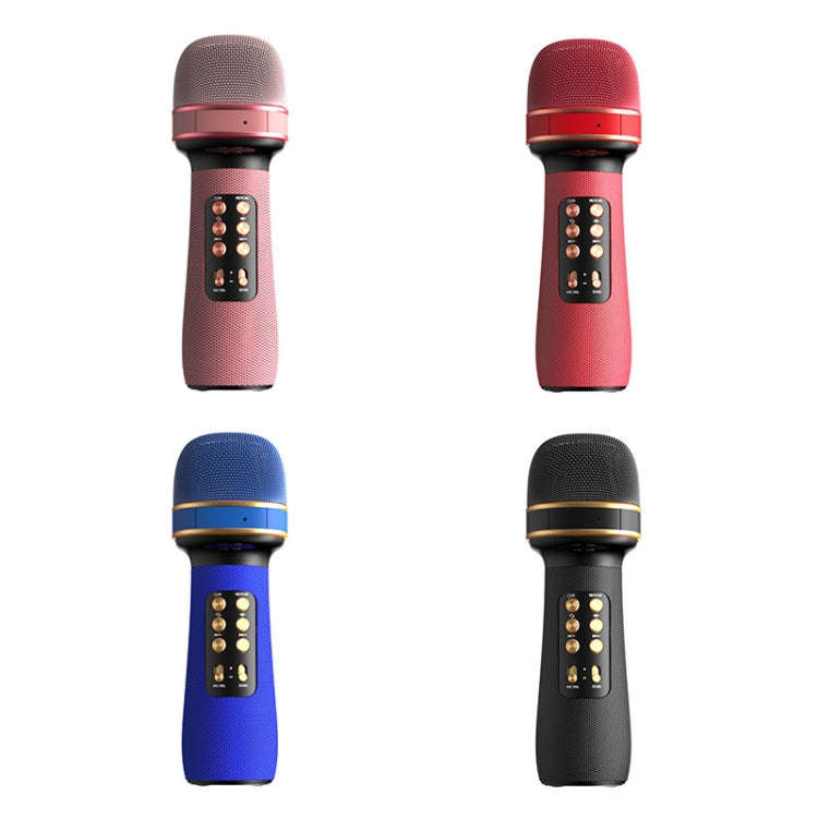 WS898 Live Wireless Bluetooth Microphone with Audio Function(Black)