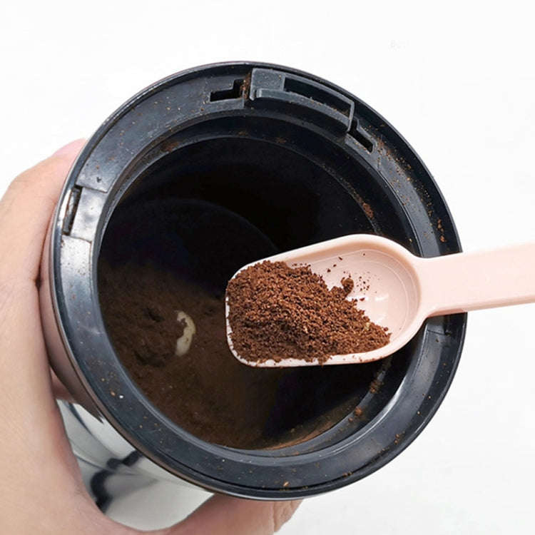20 PCS Coffee Bean Grinder Spoon Grinder Cleaning Brush With Scale(Black Handle Black Hair)