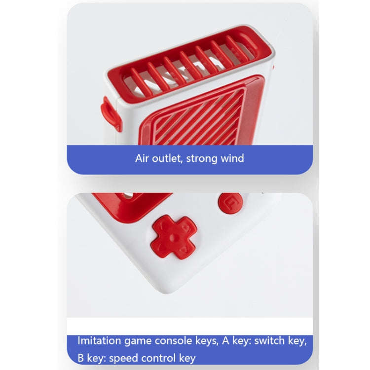 PROFAN XH008 USB Hanging Game Console Shape Fan with Bracket, Style: Building Blocks (Blue)