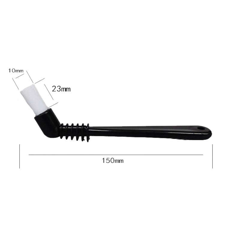 KFS-10 Short Handle Coffee Machine Cleaning Brush(White Hair)