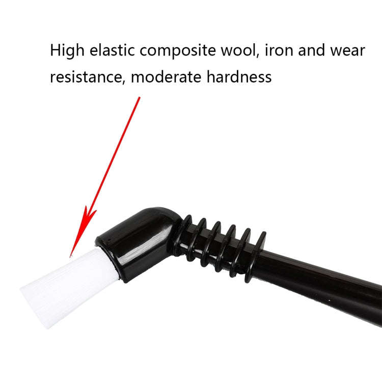 KFS-10 Short Handle Coffee Machine Cleaning Brush(White Hair)