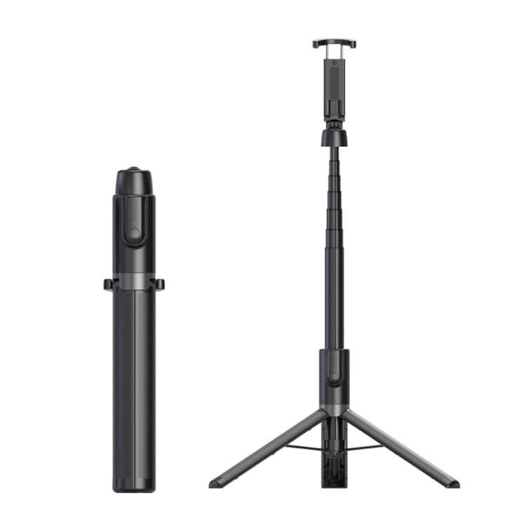 Desktop Multi-Function Live 1.3m Tripod Portable Integrated Bluetooth Selfie Rod(Black)