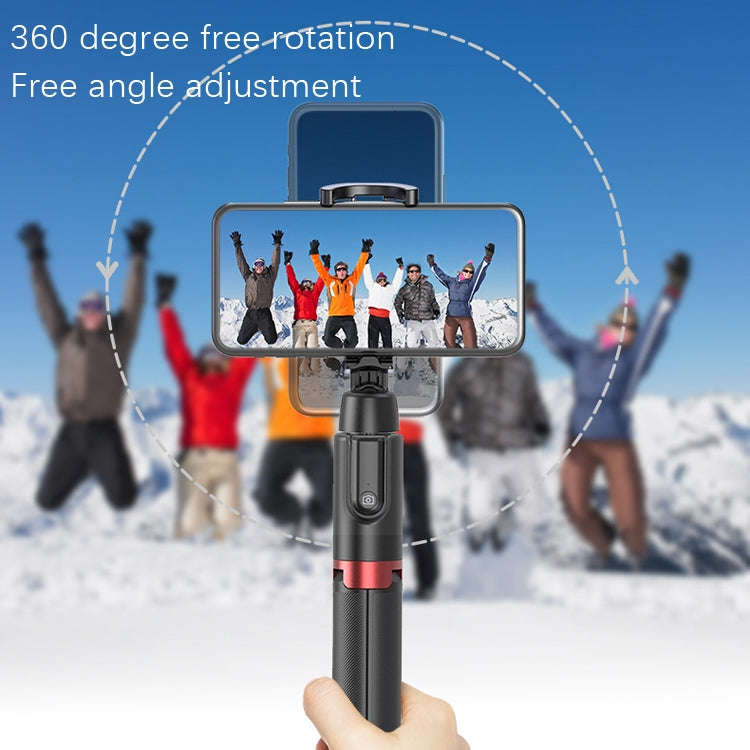 Desktop Multi-Function Live 1.3m Tripod Portable Integrated Bluetooth Selfie Rod(Black)